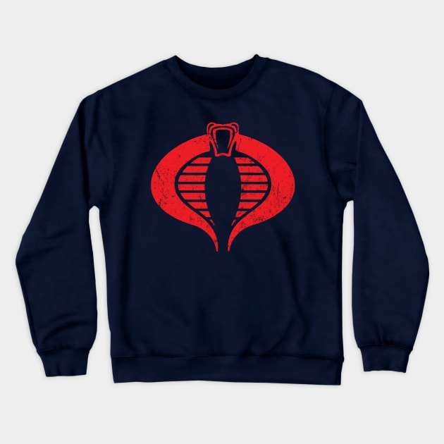 Cobra Crewneck Sweatshirt by MindsparkCreative